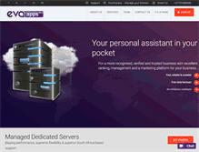 Tablet Screenshot of evaapps.com